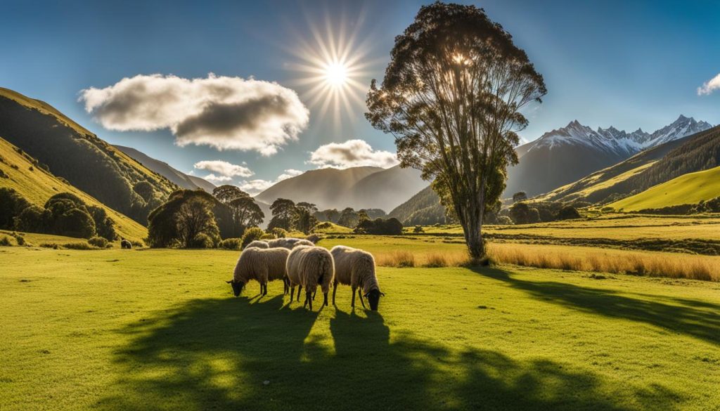 Sunshine hours in New Zealand