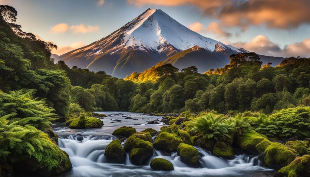 Volcanic cone in Egmont National Park