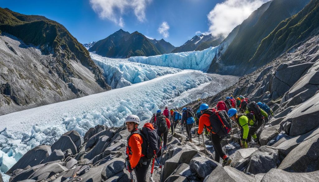 glacier hikes New Zealand